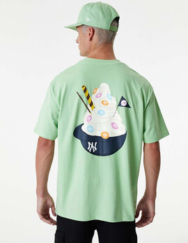 camiseta manga corta new era MLB  NEYORK YANKEES, verde