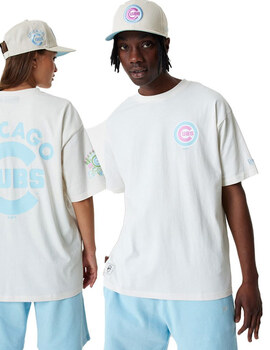 camiseta manga corta newera MLB  CHICAGO CUBS, blanco