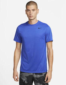 camiseta manga corta nike hombre  DRI-FIT LEGEND  FITNESS , azul