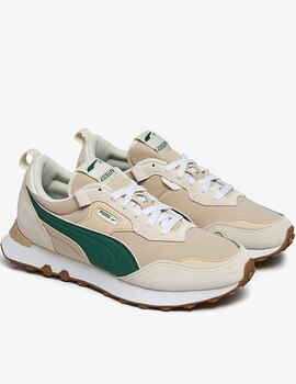 zapatilla puma RIDER FV POP FS, beige-verde