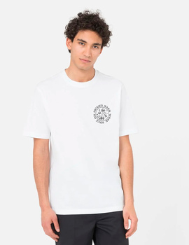 camiseta dickies hombre manga corta BAYSIDE GARDENS, blanco