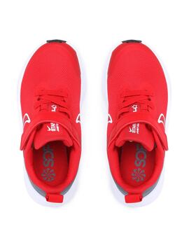 zapatilla nike con velcro niño STAR RUNNER 3, rojo