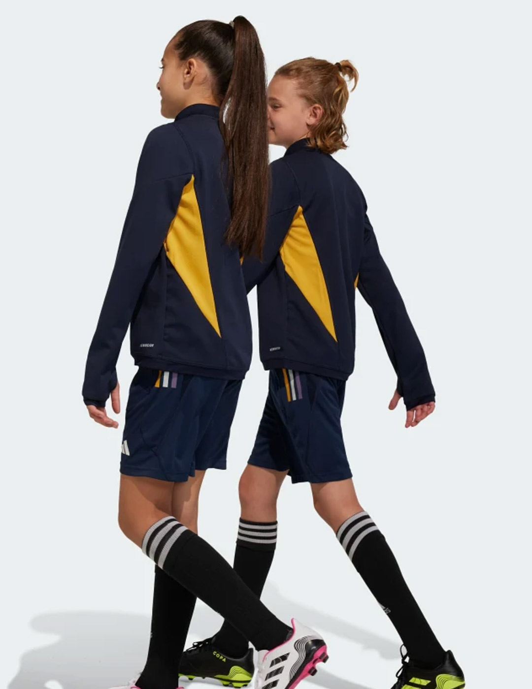 sudadera adidas real madrid junior 23/24, marino