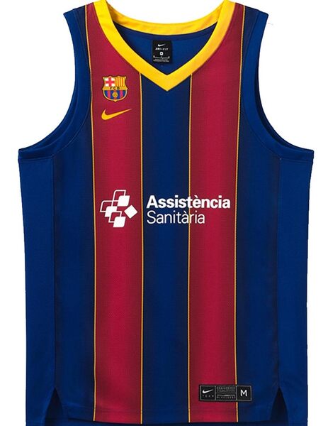 CAMISETA BALONCESTO FCB M NK JSY REPLICA HOME