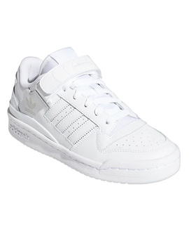zapatilla adidas junior FORUM LOW , blanco