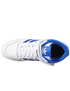 zapatilla adidas FORUM MID Jr, blanco azul