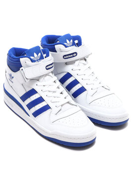 zapatilla adidas FORUM MID Jr, blanco azul