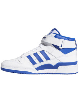 zapatilla adidas FORUM HI, blanco-azul