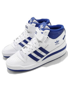 zapatilla adidas FORUM HI, blanco-azul