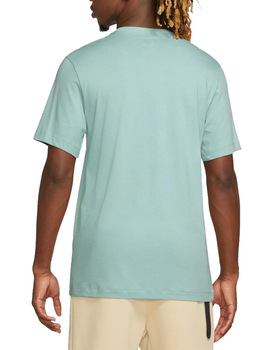 camiseta nike hombre  manga corta verde