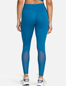 malla nike mujer ONE  MID-RISE 7/8 azul