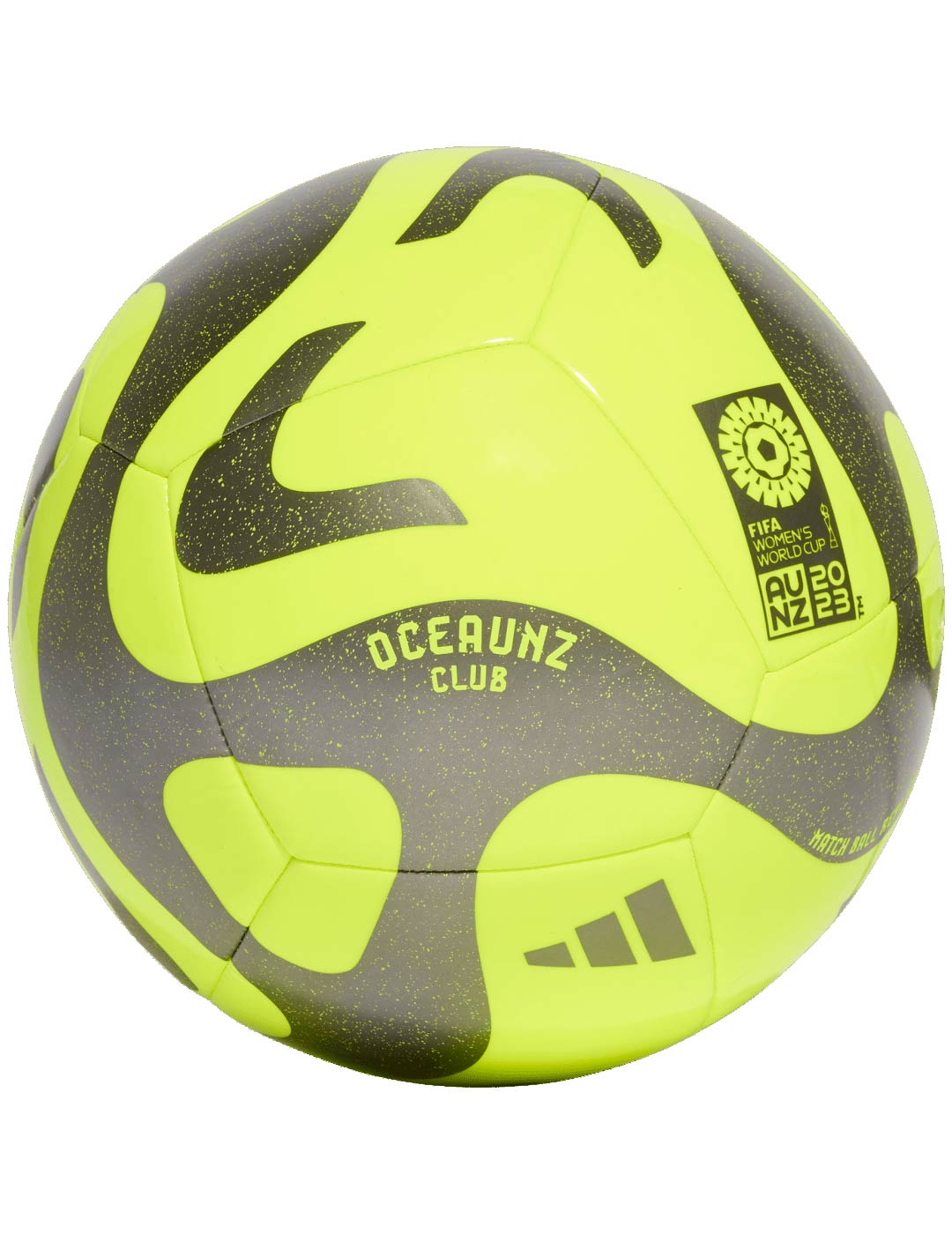 balón de fútbol adidas OCEAUNZ CLB, verde lima-gris