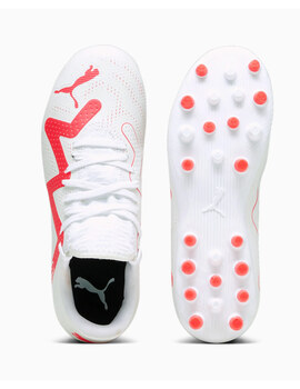 bota de fútbol puma junior FUTURE PLAY MG, blanco