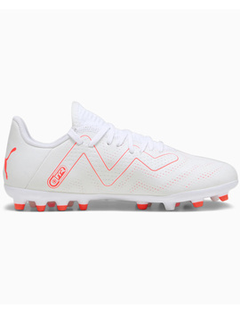 bota de fútbol puma junior FUTURE PLAY MG, blanco