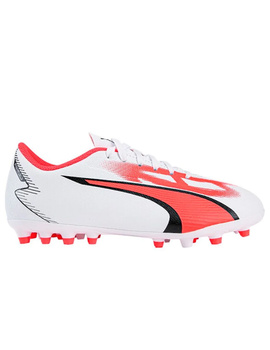 bota de fútbol puma ULTRA PLAY MG JR, blanco