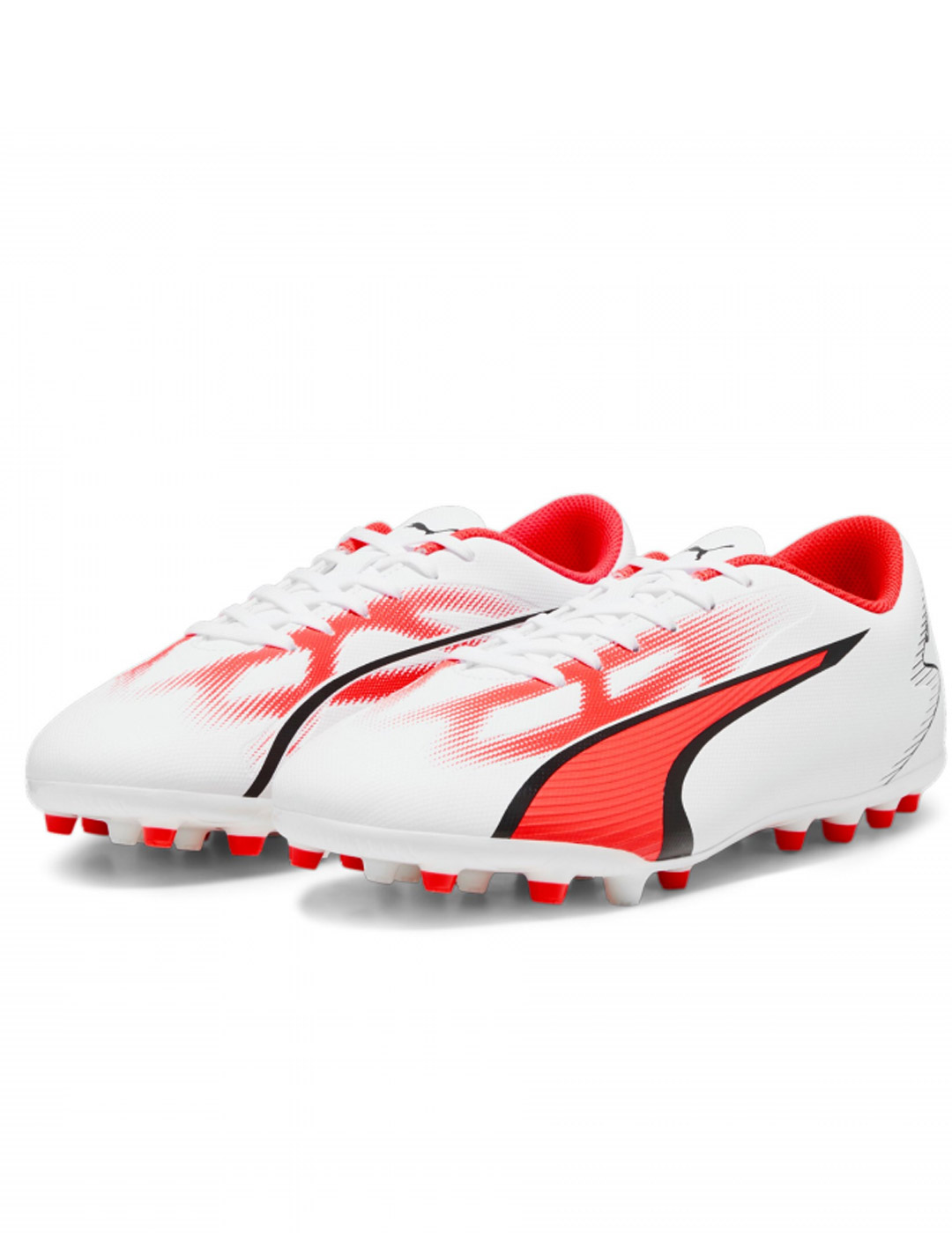 bota de fútbol puma ULTRA PLAY MG JR, blanco