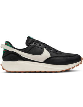 zapatilla hombre nike  WAFFLE DEBUT PREMIUM, negro-verde