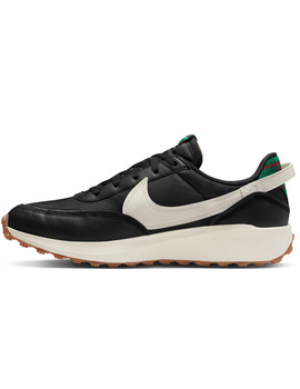 zapatilla hombre nike  WAFFLE DEBUT PREMIUM, negro-verde