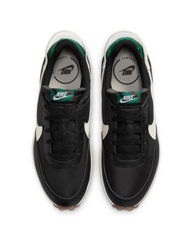 zapatilla hombre nike  WAFFLE DEBUT PREMIUM, negro-verde