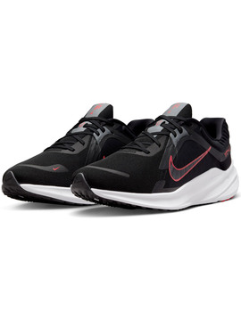 zapatilla running nike QUEST 5 HOMBRE ROAD , negro-rojo