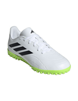 bota adidas junior COPA PURE.4 Turf, blanco