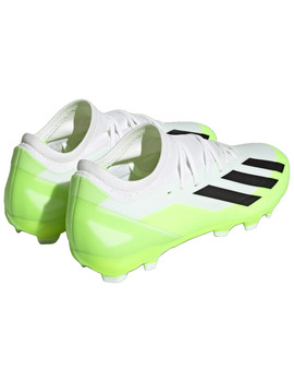 bota de fútbol adidas X CRAZYFAST.3 MG, blanco-verde
