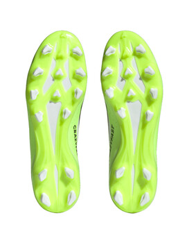 bota de fútbol adidas X CRAZYFAST.3 MG, blanco-verde