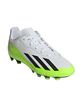 bota de fútbol adidas X CRAZYFAST.4 FXG Junior, blanco