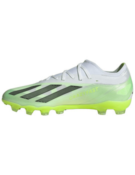 bota de fútbol adidas X CRAZYFAST.2 MG, blanco-verde