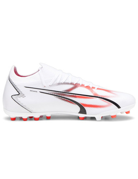 bota de fútbol puma ULTRA MATCH MG, blanco