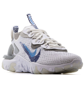 zapatilla nike hombre REACT VISION, blanco/azul