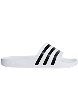 chancla adidas ADILETTE AQUA, blanco/negro