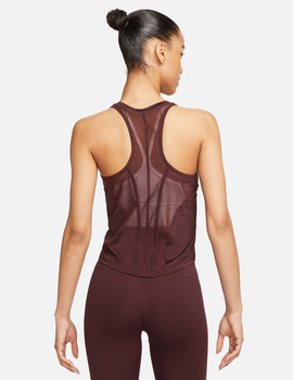camiseta nike asas mujer DRI-FIT ONE  granate
