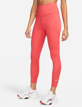 malla NIKE ONE mujer  HIGH-WAISTED 7/8 L, rojo