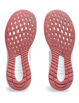 zapatilla running asics mujer PATRIOT 13, melocotón/granate