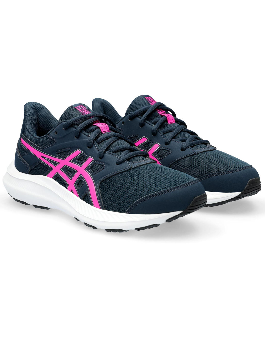 zapatilla asics JOLT 4 JUNIOR, azul/rosa