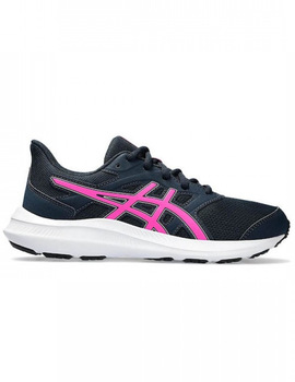 zapatilla asics JOLT 4 JUNIOR, azul/rosa