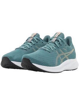 zapatilla running asics mujer PATRIOT 13, verde