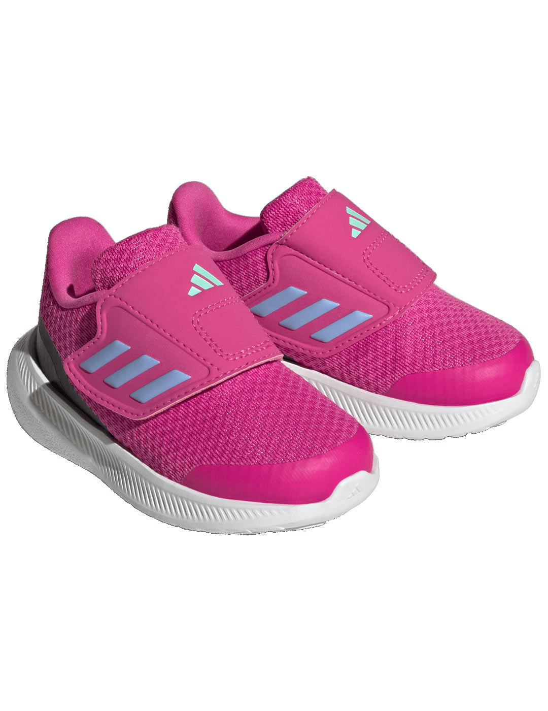 zapatilla adidas velcro RUNFALCON 3.0 rosa