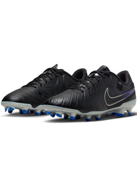 bota de fútbol nike JR LEGEND 10 ACADEMY FG/MG, negro/azul