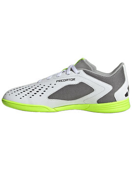 zapatilla adidas futbol sala PREDATOR ACCURACY.4, blanco/verde
