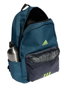 mochila adidas  BOS 3S BP, verde/negro