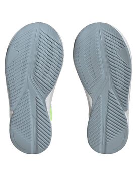 zapatilla adidas junior DURAMO SL, verde fluor/negro