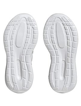zapatilla adidas junior RUNFALCON 3.0, blanco/negro