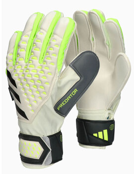 guante de portero junior adidas PREDATOR  GL MTC blanco/verde