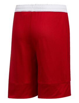 short reversible baloncesto adidas junior , rojo/ blanco