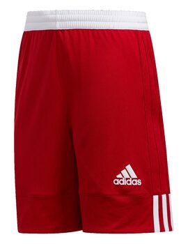 short reversible baloncesto adidas junior , rojo/ blanco