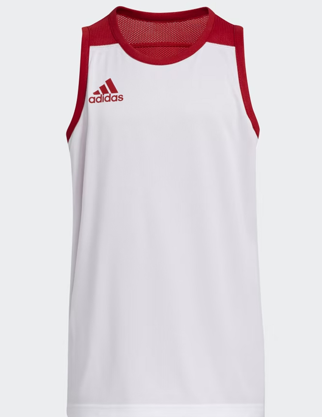 camisetas adidas baloncesto reversible rojo/blanco