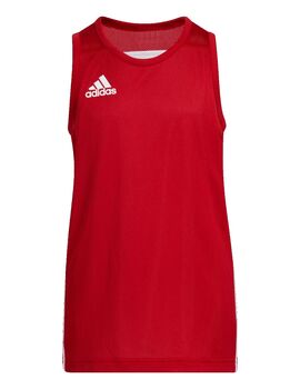 camisetas adidas baloncesto reversible rojo/blanco