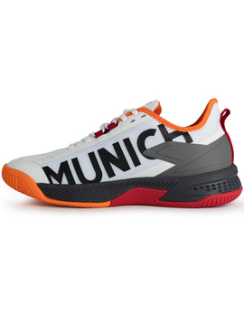 zapatilla balonmano munich HOOPER blanco